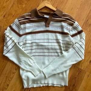 Vintage Collared Long-Sleeve Shirt